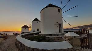 Iconic windmills of Mykonos